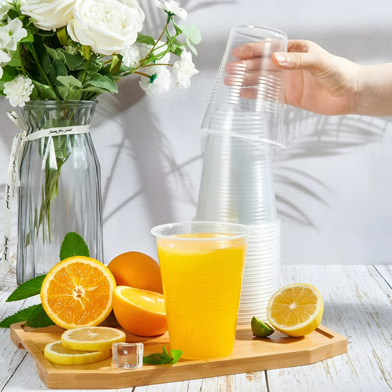 Set 300 Vasos Plasticos Desechables Vaso Plastico Vaso 200ml Transparente