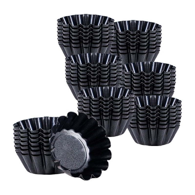 Pack 48 Moldes Mini Tartaleta Molde De Aluminio Para Postres - Gris 8275