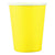 Pack De 10 Vasos Desechables Vasos Cumpleaños Vaso De 250ml Color Amarillo