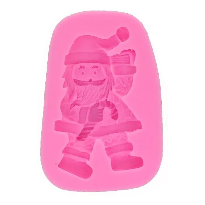 Molde De Silicona Molde Santa Molde Fondant Viejito Pascuero Rosa Viejito Pascuero 52310