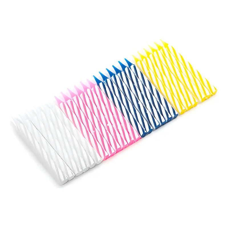 Velas 24 Unidades Velas Para Pastel Velas Pastelería Velas Decorativas Para Torta Velas De Fiesta Velas De Cera Coloridas Set De Velas Torta Decorativas Colores Surtidos Pasteleriuscl