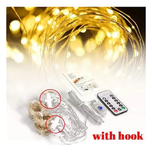 Cortina De Luces Led Cortina Luces Luces Navidad Led Control Calida 0989ww