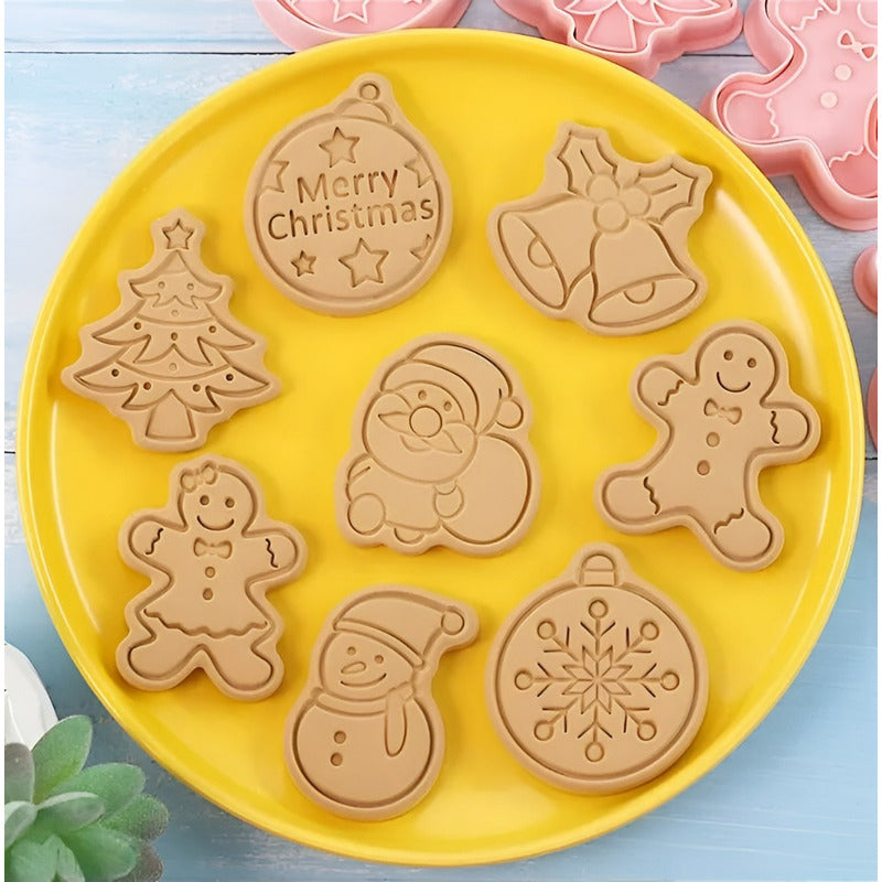 Cortador Galletas 3d Navidad Cortadores De Galletas Navidad