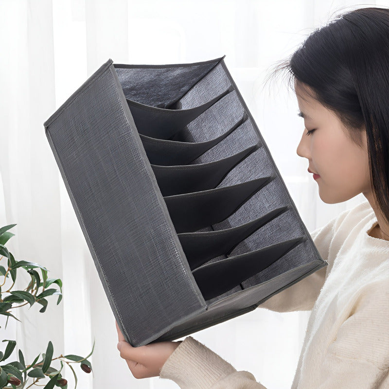 Organizador De Pantalones Caja Organizadora Closet Interior - Gris-191