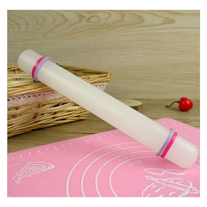 Uslero Rodillo Fondant Rodillo Para Fondant 22cm Blanco