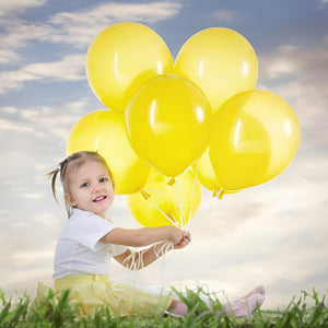 Pack X50 Globos Cumpleaños Decoracion Globos Cotillon Fiesta Amarillo Globos De Cumpleaños