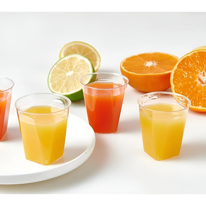 Set X80 Vasos Plasticos Pocillos Para Postres Vasos Shot 2oz