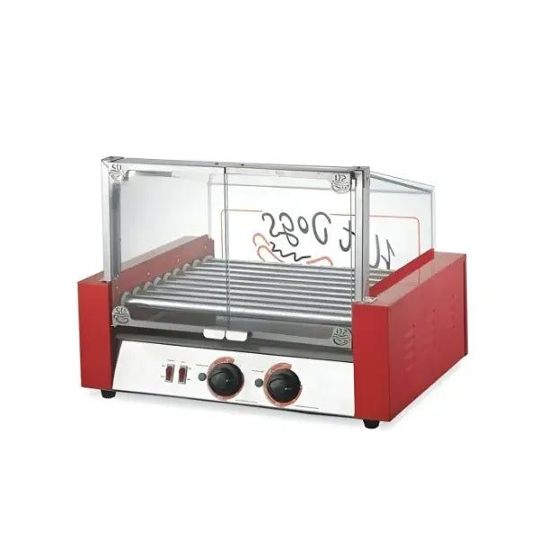 Parrilla Hot Dog Rostizador Vienesas Calentador Pan 7 Roller Máquina Eléctrica Acero Inoxidable Uso Comercial Rostizador Eléctrico Calentador De Pan Hot Dog Rostizador Vienesas Eléctrico Pasteleriuscl