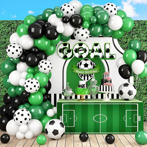 Arcos De Globos Decoracion Globos Verde Globos Futbol 94pcs