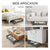 2 Cajas Almacenamiento Caja Organizadora Grande Cajones 80cm Gris Oscuro Liso