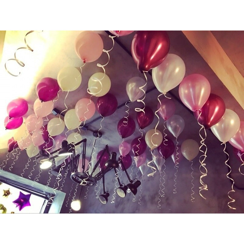 Pack 25 Set De Cumpleaños Globos Cumpleaños Globos Vinotinto Vinotinto 100945