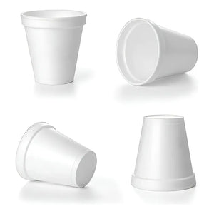 X1000 Vasos Plumavit Termico Vasos Desechable Vaso 6oz/177ml Vasos Termicos Vasos De Plumavit Vaso De Cafe Vasos... Blancos