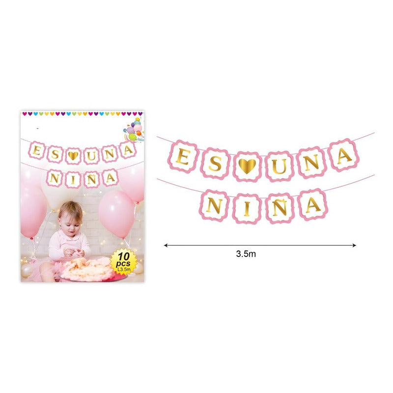 Guirnalda Revelacion De Genero Decoración Cotillon Fiestas