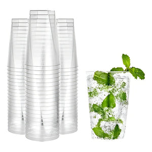 60 Vaso Desechable Plastico Vaso 7oz Vasos Plasticos 200ml Desechables Vasos Para Bebidas Juego De Vasos Descartables Vasos Grande Vasos Plásticos Pasteleriacl