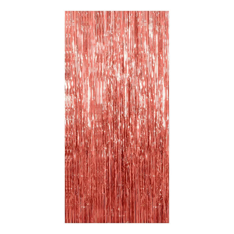 Guirnalda Cortina Metálicas Cortina De Cumpleaños Decoracion Rosa Gold 111574
