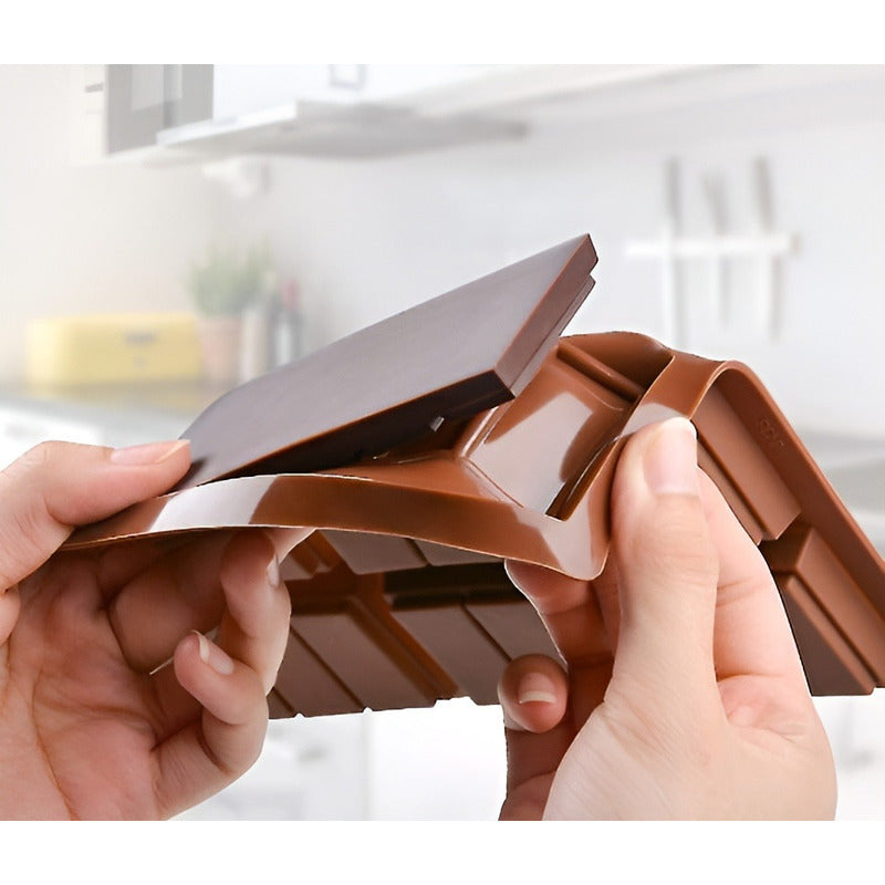 Moldes De Chocolate Moldes Barra De Chocolate Silicona 6 Bar Marrón