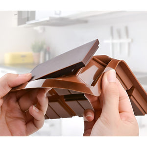 Moldes De Chocolate Moldes Barra De Chocolate Silicona 6 Bar Marrón