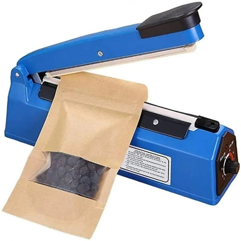 Sellador De Bolsa Selladora Maquina Selladora Selladora 30cm Azul 300mm Z0003