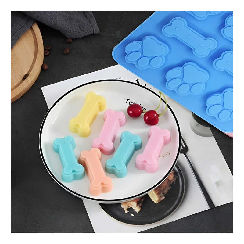 Moldes Silicona Reposteria Molde Chocolate Mascotas 8cavi Multicolor / Molde Mascotas 8cavid