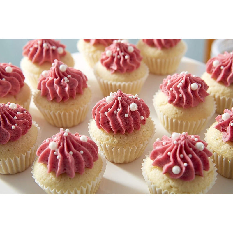 Pack X200 Capsula Para Hornear Capsulas Cupcakes Capsula 5cm Blanca 5cm