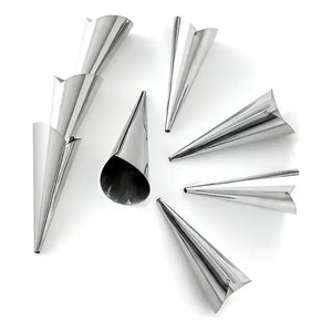 Pack X90 Cono Molde Para Cannoli Molde Cocina Cachito Croissant Pan Danes Molde Cono Molde De Cachitos Molde Para Cannoli Molde Para Conito Molde Cachito Molde Cannoli Molde Pasteleriuscl Gris
