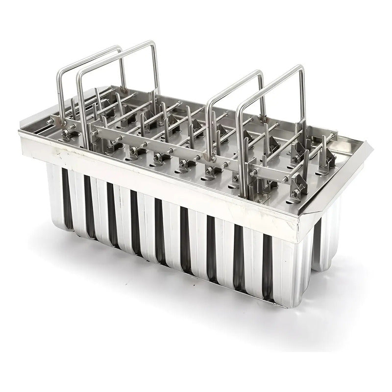 Molde Helados Moldes Reposteria Moldes De Aluminio 20cav Plateado / Molde Helado Aluminio 20cav