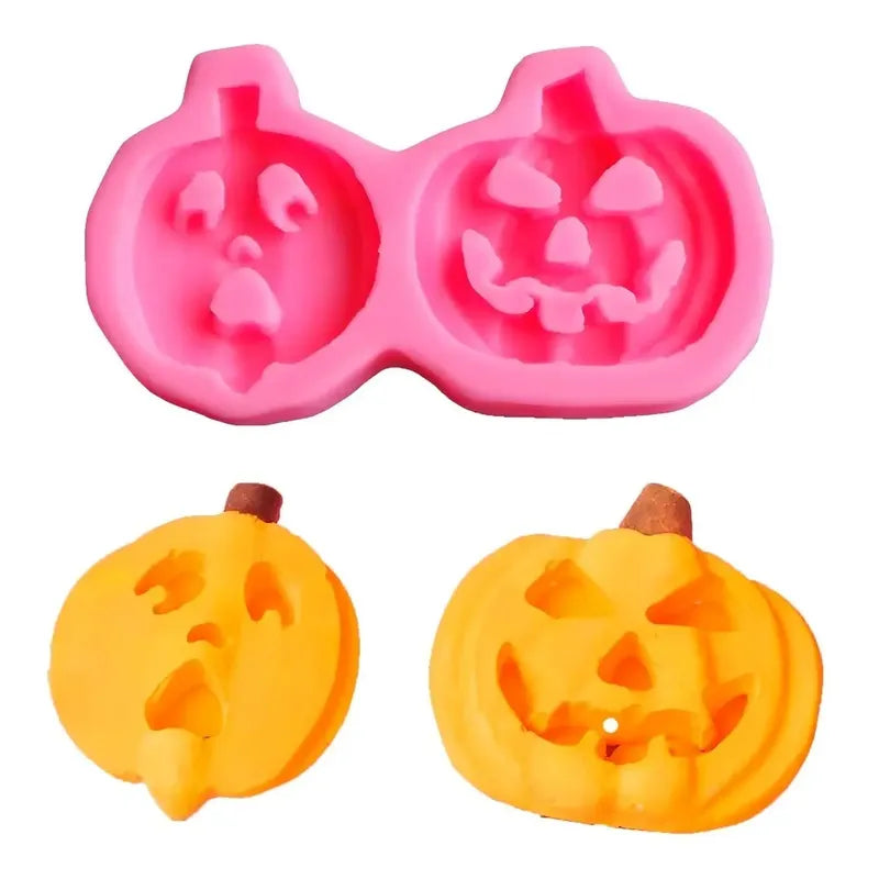 Molde De Silicona Molde Calabaza Molde Fondant Calabaza 2301 Rosa