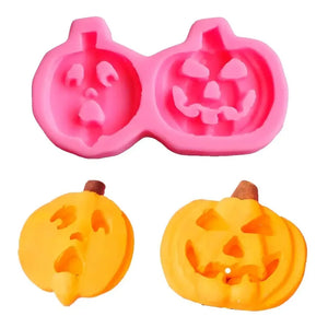 Molde De Silicona Molde Calabaza Molde Fondant Calabaza 2301 Rosa