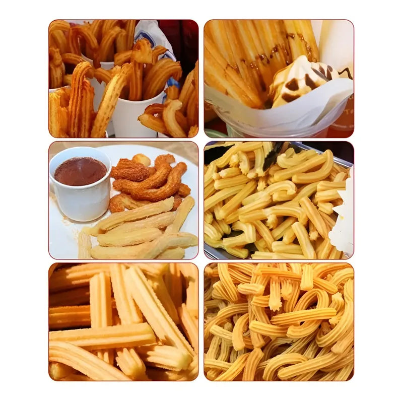 Churrera Industrial Maquina Churros Maquina De Churros 5l Plateado