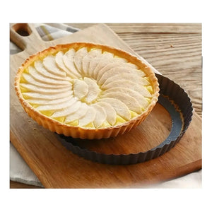 Molde Redondo Metal 24cm Antiadherente Pastelería Pasteleriuscl Gris