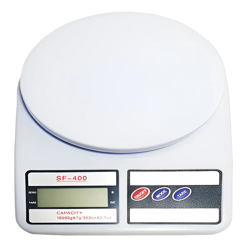 Balanza De Cocina Digital Genérica Sf-400 Blanca Blanco