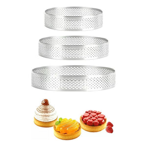 Set 3 Molde Tartaleta Molde Microperforado Moldes Reposteria Molde Aro Microperforado Reposteria Utensilios Molde Kuchen Molde Aro Anillo Microperforado Molde Para Tartas Pasteleriuscl