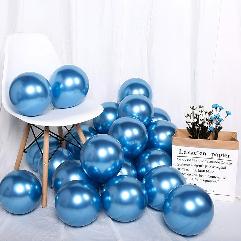 50 Globos Feliz Cumpleaños Decoracion Globos Set De Globos Azul Claro Globos De Cumpleaños