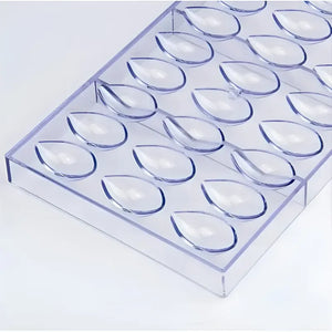 Molde Para Chocolate Ovalado De Acrílico Con 24 Cavidades Molde De Barra De Chocolate Herramientas Para Pastelería Molde De Chocolate 3d Molde Duradero Fácil Liberación Antiadherente Pasteleriuscl