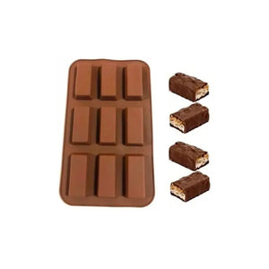 Moldes Silicona Barra Chocolate Molde Silicona Barra Cereal Bordó