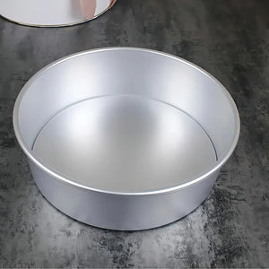 Molde Torta Molde Queque Molde Aluminio Moldes Torta 22x10cm Moldes Fijo Redondos De Aluminio Para Hornear Moldes De... Plateado