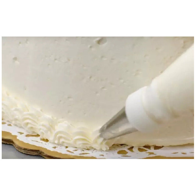 Pack X4 Manga Pastelera Profesional Tela Mangas De Tela 40cm Blanco