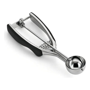 Cucharas Para Helado Cuchara Helado Cuchara De Helado 4cm Cucharas De Galletas Para Hornear De Acero Inoxidable Cucharas Para Servir Porcionadora Cuchara De Helado Con Liberación Pasteleriuscl Gris