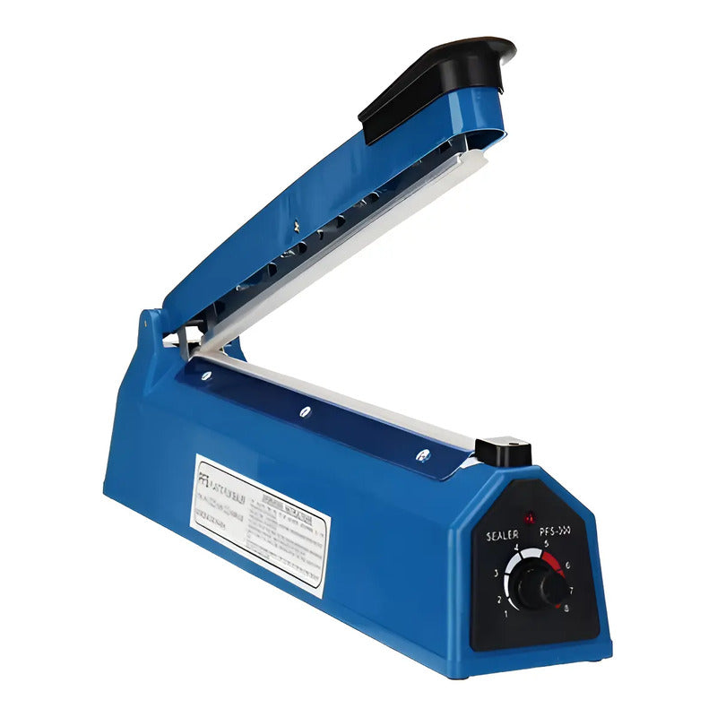 Selladora De Bolsas Por Impulso Manual 30 Cm Azul Con Repuesto
