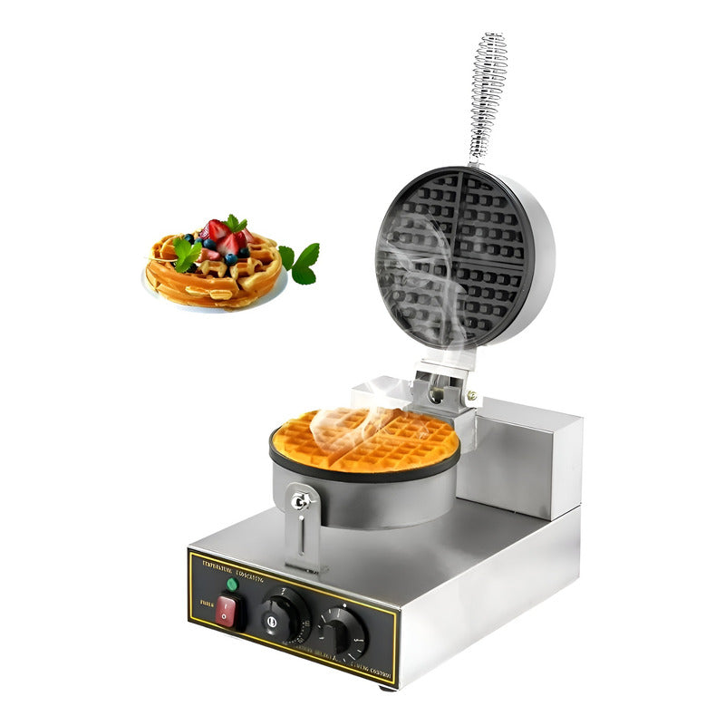 Maquina De Waffles Waflera Maquina Para Hacer Waffles Wafles Gris