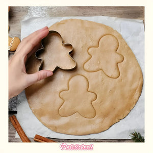 Set 4 Cortador Galletas Navidad Molde Galleta De Jengibre Gris Claro