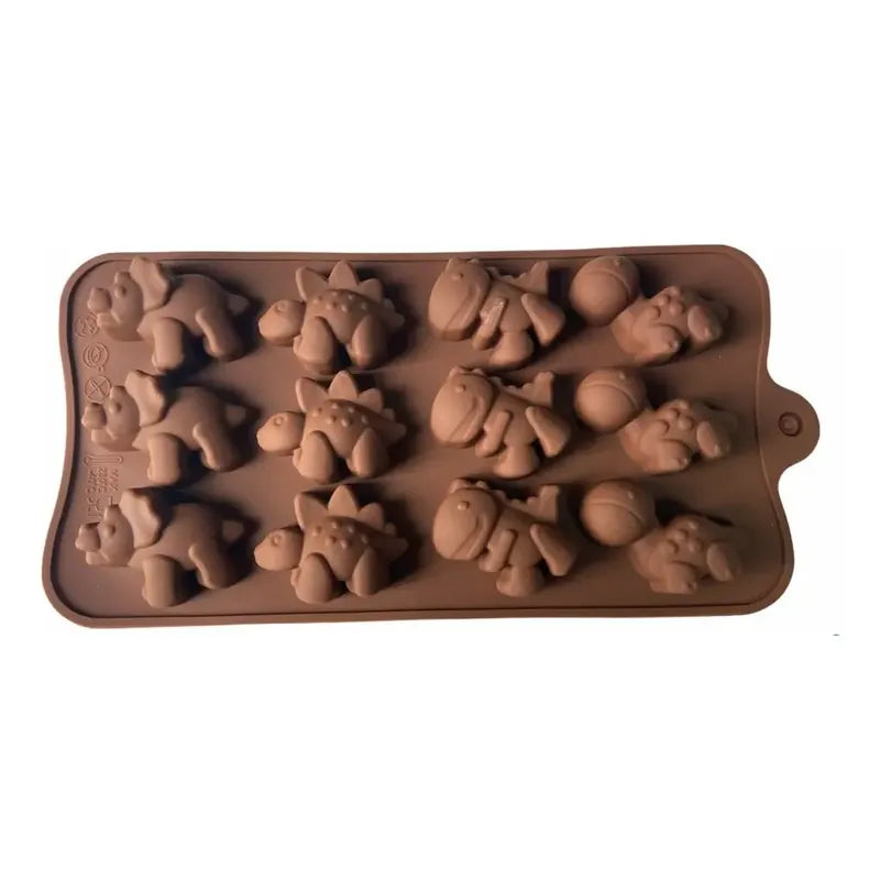 Moldes De Chocolate Dino Molde Chocolate Silicona Dinosaurio Molde Para Postres Chocolates Molde De Silicona Para Bombones Dinosaurio Molde Silicona Reutilizable Horno Refrigerador Pasteleriuscl