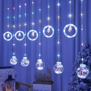 2 Luces Guirnalda Luces Navideñas Cascada Guirnaldas Navidad