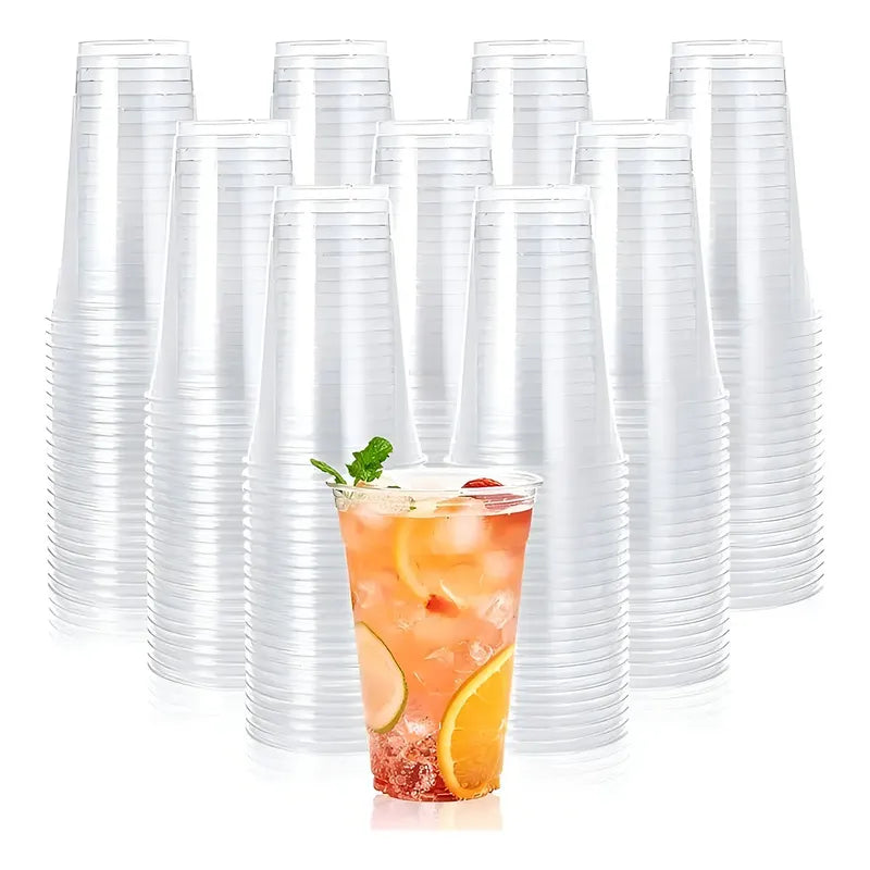 Vasos Desechables Plástico Pet 500 Ml Transparente Pack 200 P&b