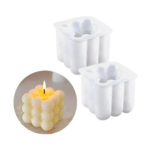 2 Molde Resina Molde Jabones Moldes Para Hacer Velas Burbuja