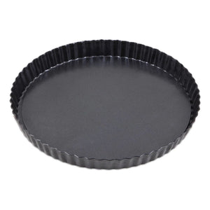 Molde Tartaleta Pie Desmotable 26cm Cocina Repostería Color Gris Oscuro