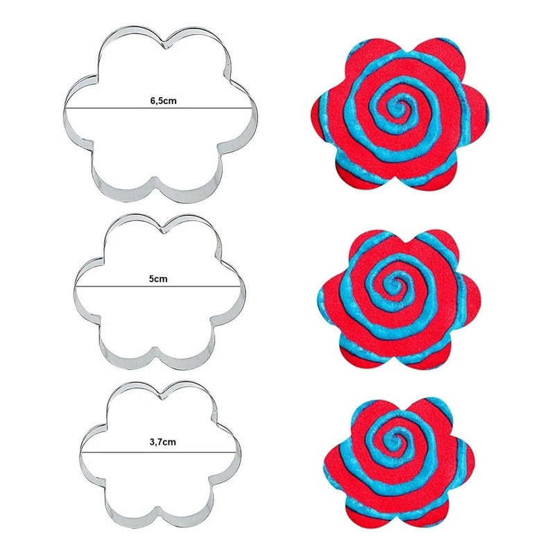 12 Moldes De Galleta Cortador Galletas Moldes Galletas 867 Plateado