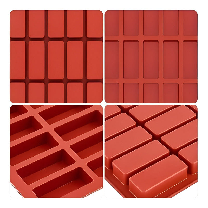 Moldes Silicona Barra Chocolate Moldes Hielo Molde Jabon  Azul