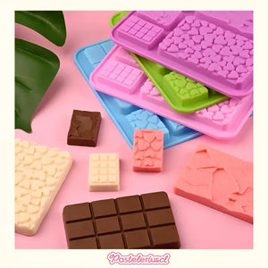 Moldes De Chocolate Moldes Barra De Chocolate Silicona B9 Molde Para Chocolate Artesanal Molde De Silicona Profesional Para Repostería Molde De Silicona Para Barras Tipo Tabletas Pasteleriuscl