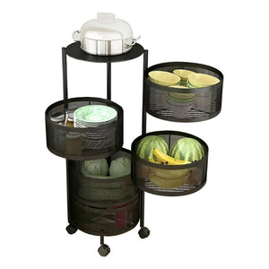 Carro Organizador Ruedas Organizador De Verduras 5nivel 89cm